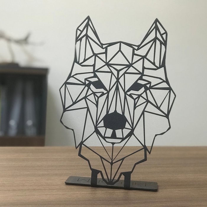Aberto Design Kurt Pod Decoración de Metal Negro